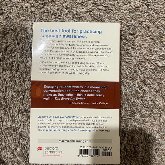 The Everyday Writer Eighth Edition Book - Picture 2 of 4